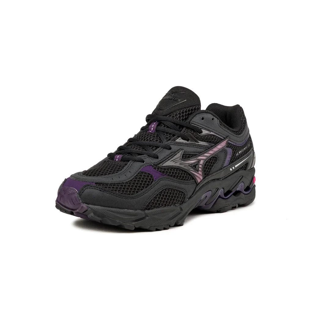 D1GA260B02 Mizuno Wave MG4 LS "Black/Purple" (Men's)