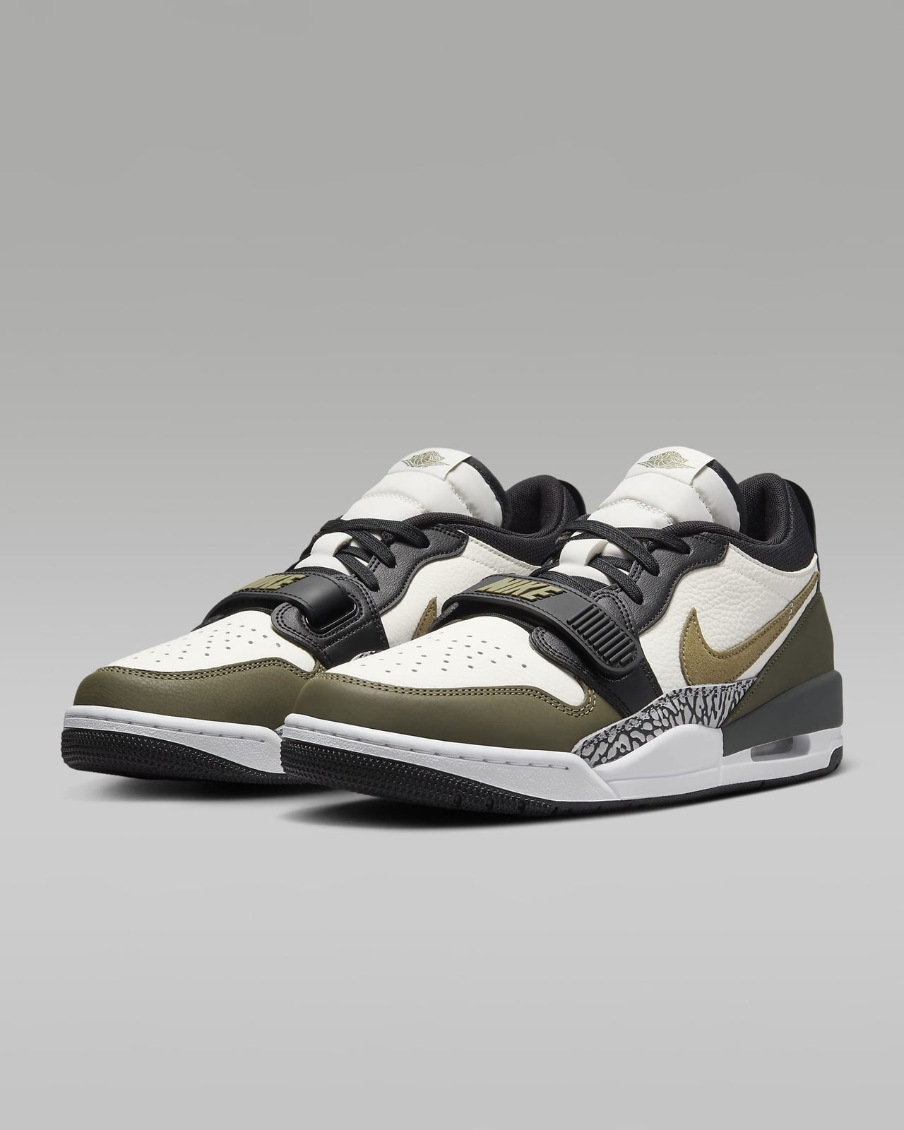 CD7069-120 Nike Air Jordan Legacy 312 Low Sail Black Wolf Gray Medium (Men's)