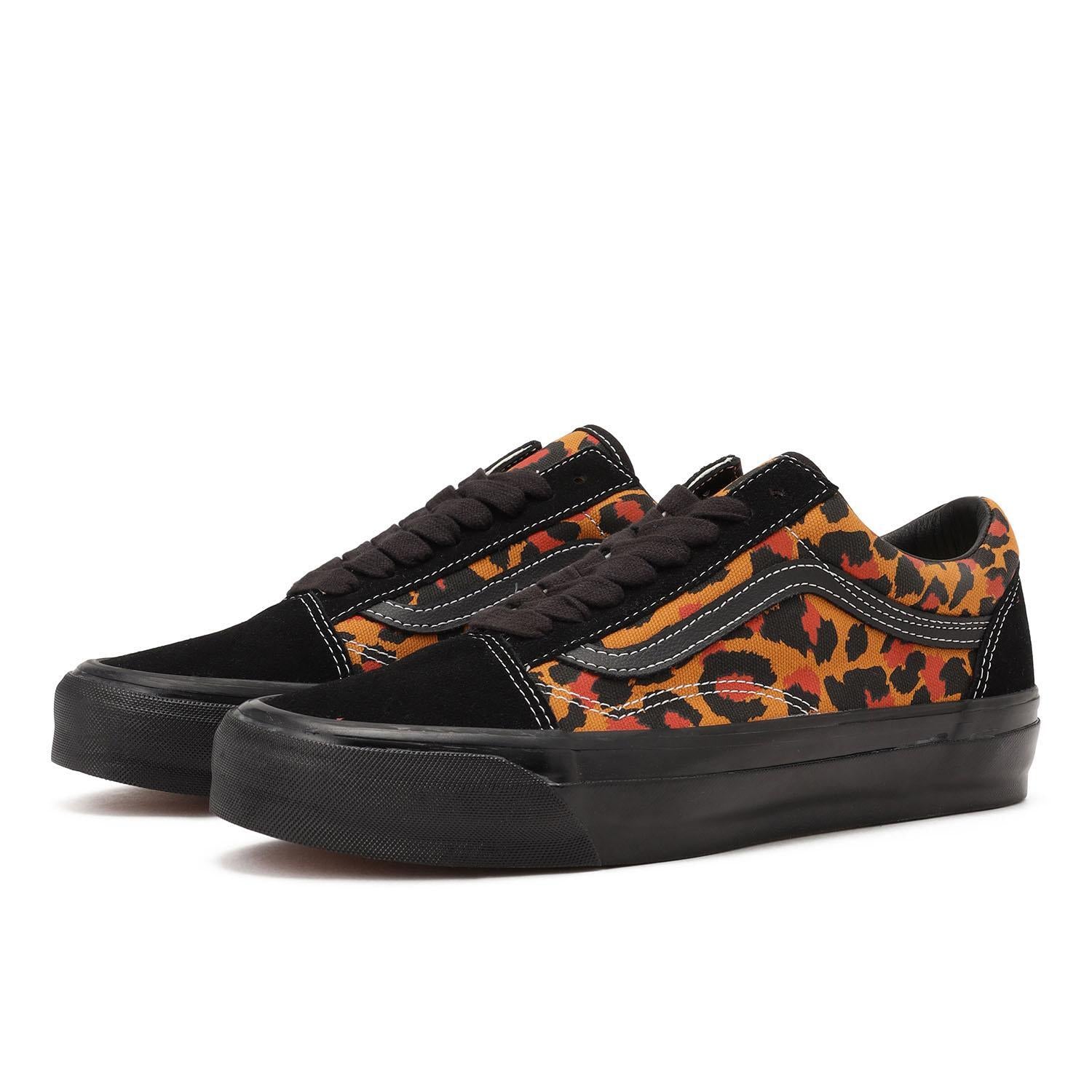 VN000D56BKA Vans Premium Old Skool Leopard Black Black (Men's)