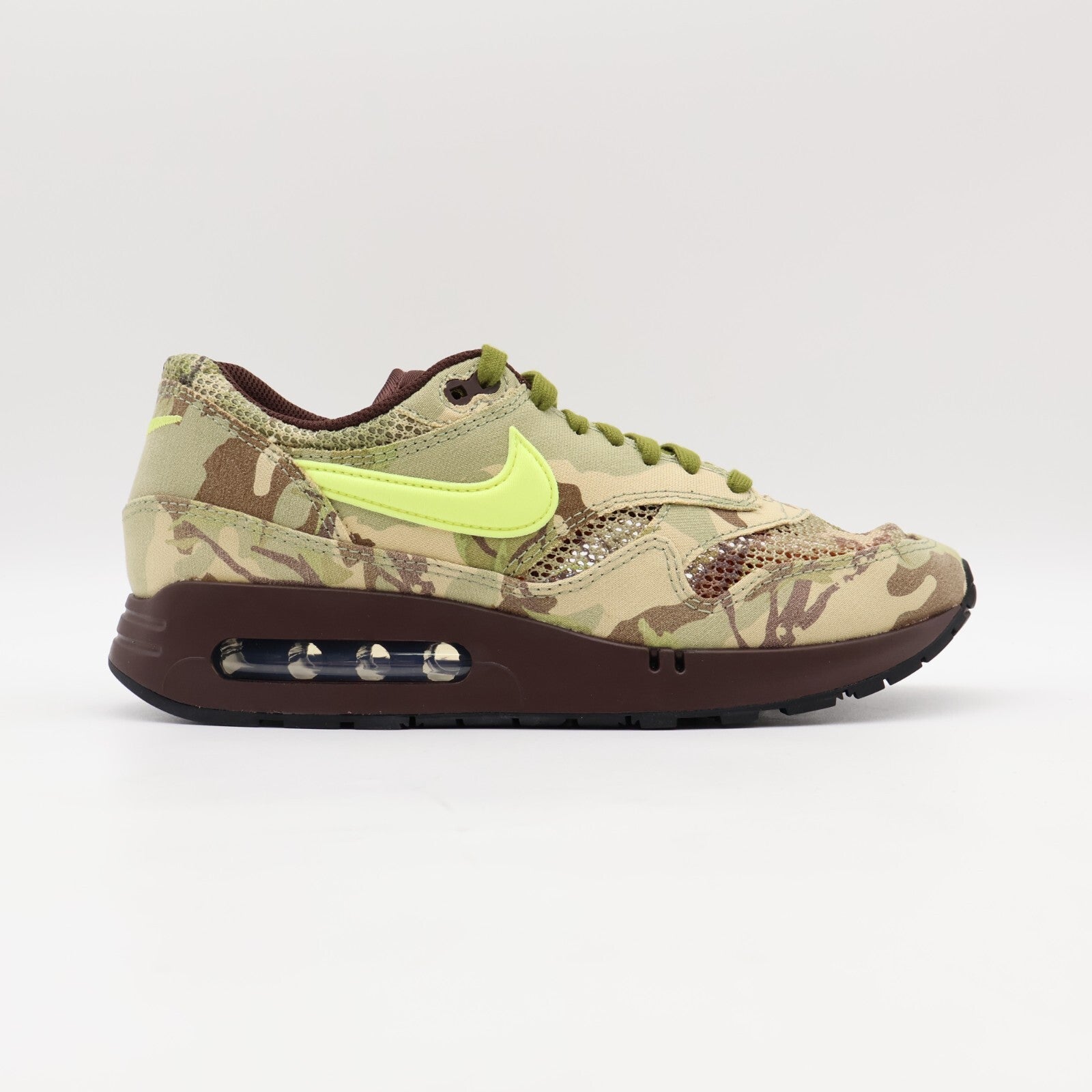 FN8358-200 Nike Air Max 1 â86 Camo and Light Lemon Twist (Men's)