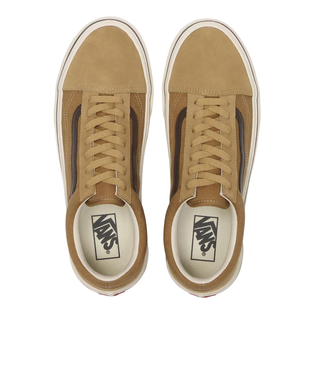 672835-0008 Vans Old Skool Lite "Beige/Brown" (V36 LITE) (Men's)