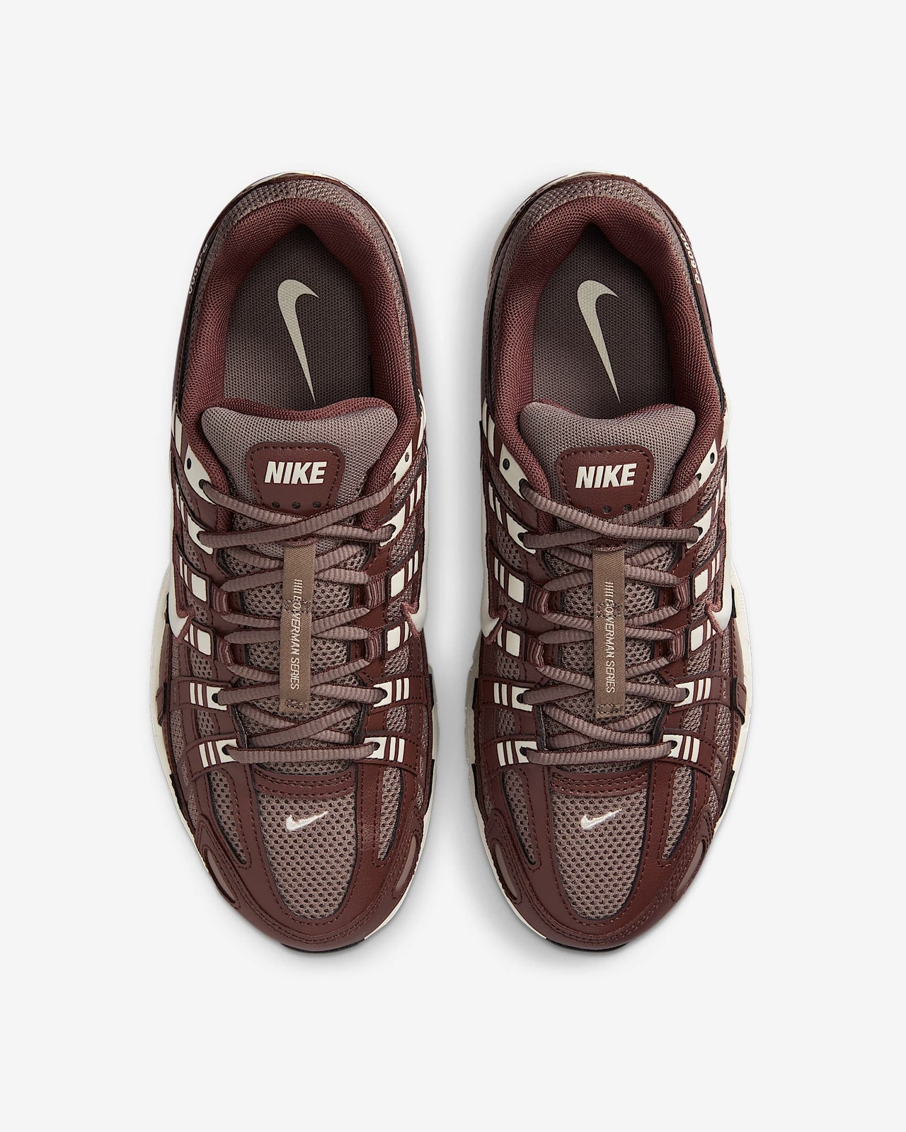 BV1021-200 Nike P-6000 Fauna Brown Mink Brown Black Soft Pearl (Women's)
