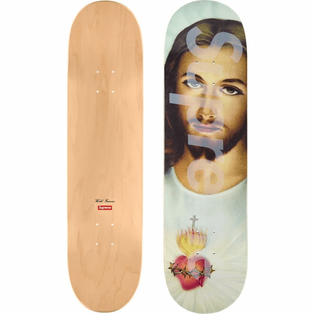 Supreme Prayer Card Skateboard Multicolor