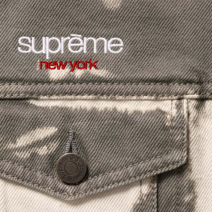 Supreme Denim Trucker Jacket Bleached