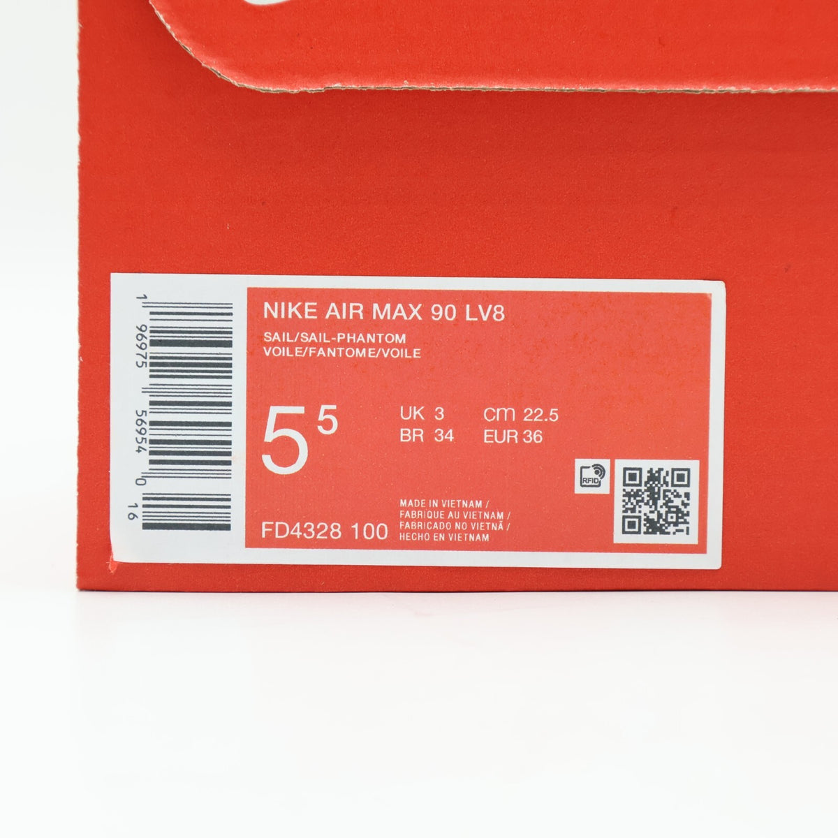 FD4328-100 Nike Air Max 90 LV8 Sail Phantom Light Ore Wood Brown (Women's)