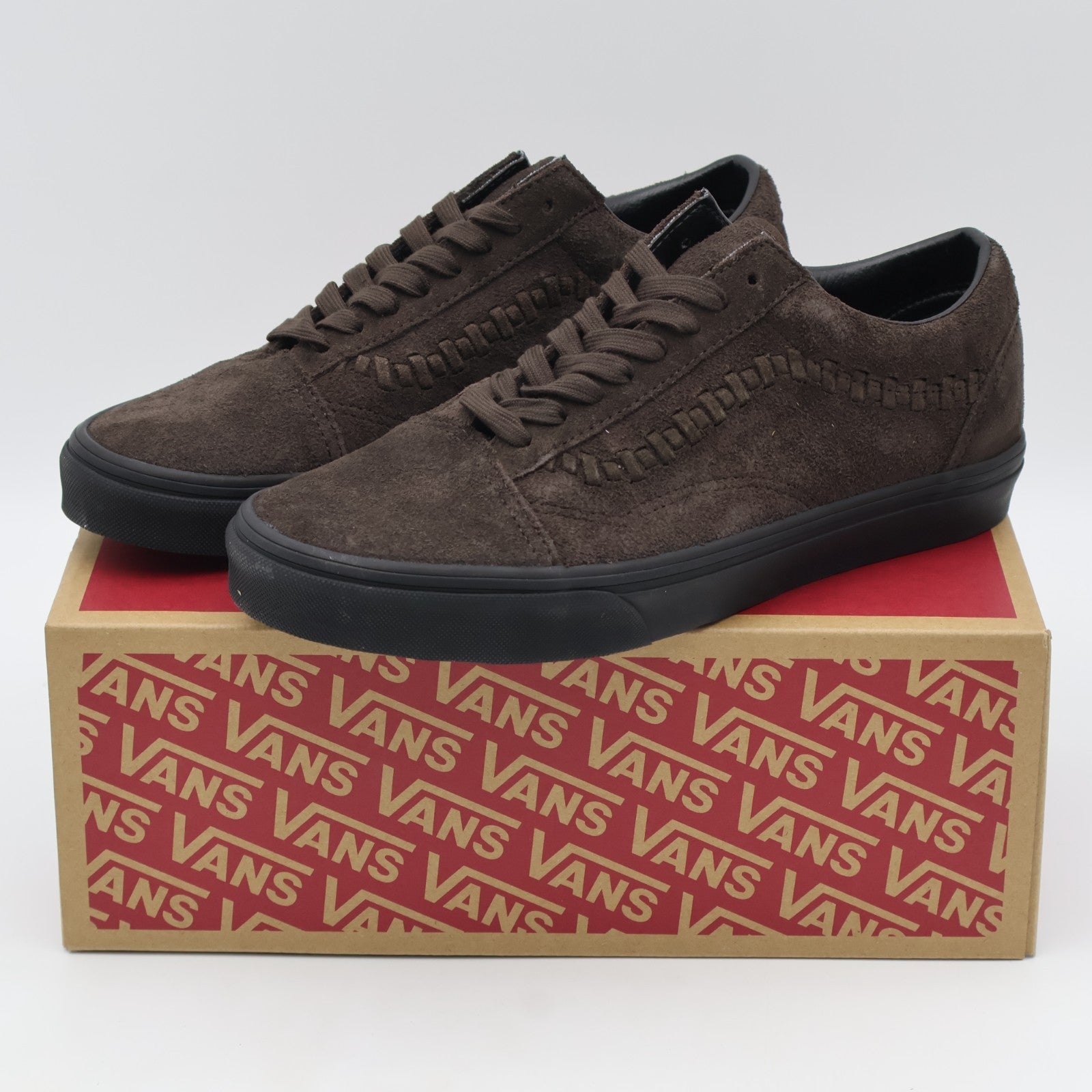 VN000D9YY49 Vans Old Skool Craft Stripe Brown Black (Men's)