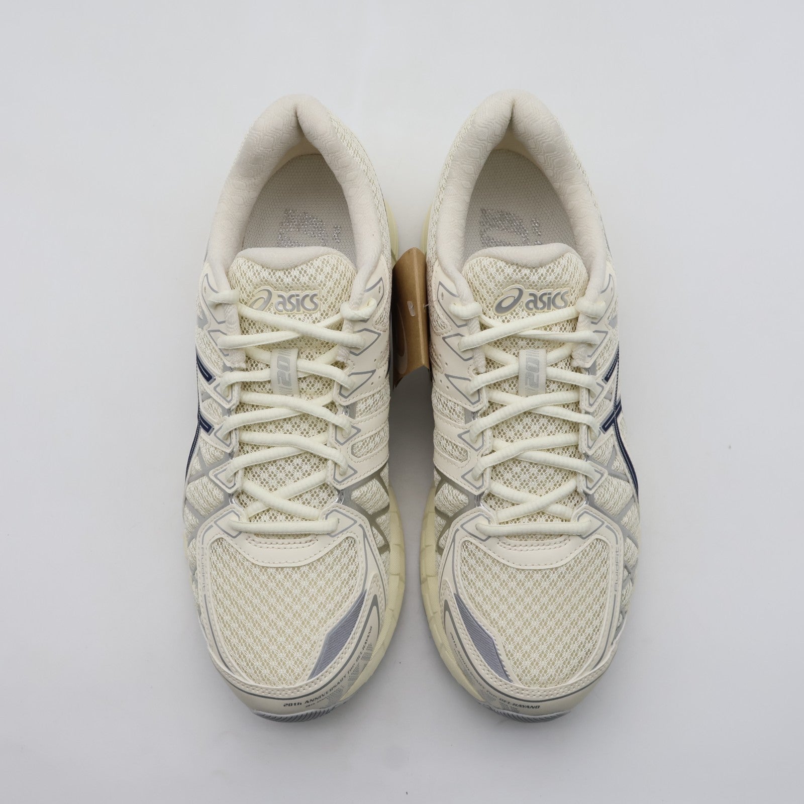 1203A388-104 Asics Gel-Kayano 20 Cream Independence Blue (Men's)