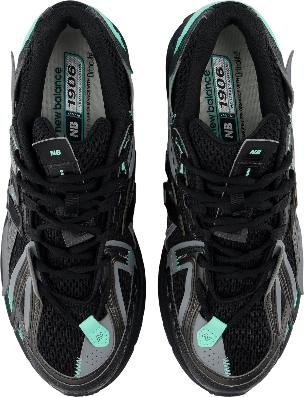 U19063Y0 New Balance 1906A "Black/Bright Mint" (Men's)