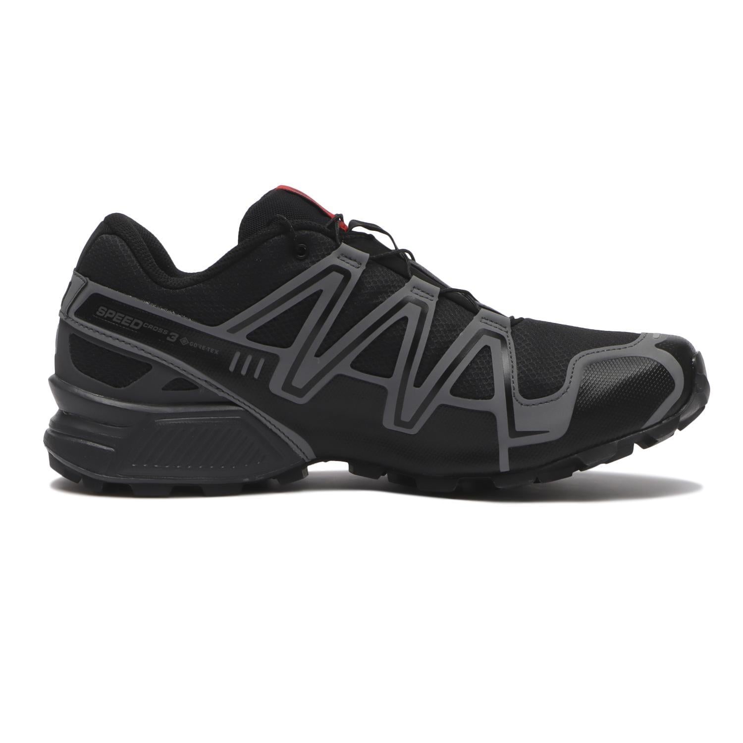 L47731700 Salomon Speedcross 3 GORE-TEX Black Asphalt Flame Scarlet (Men's)