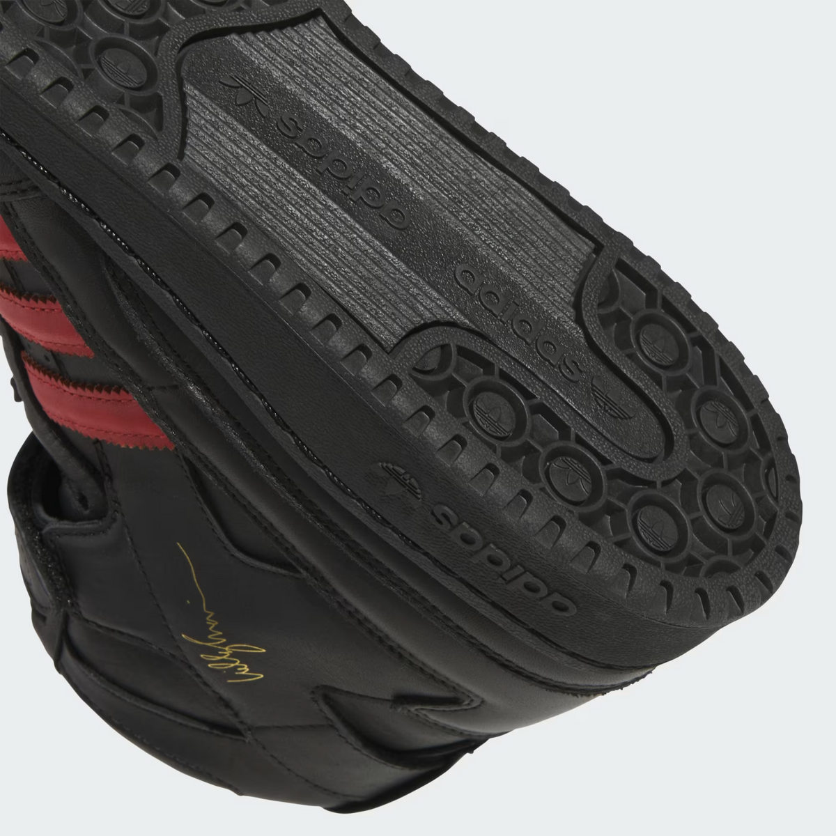 KK3695 Willy Chavarria Ã adidas Originals Forum 84 Hi Black Red (Men's)