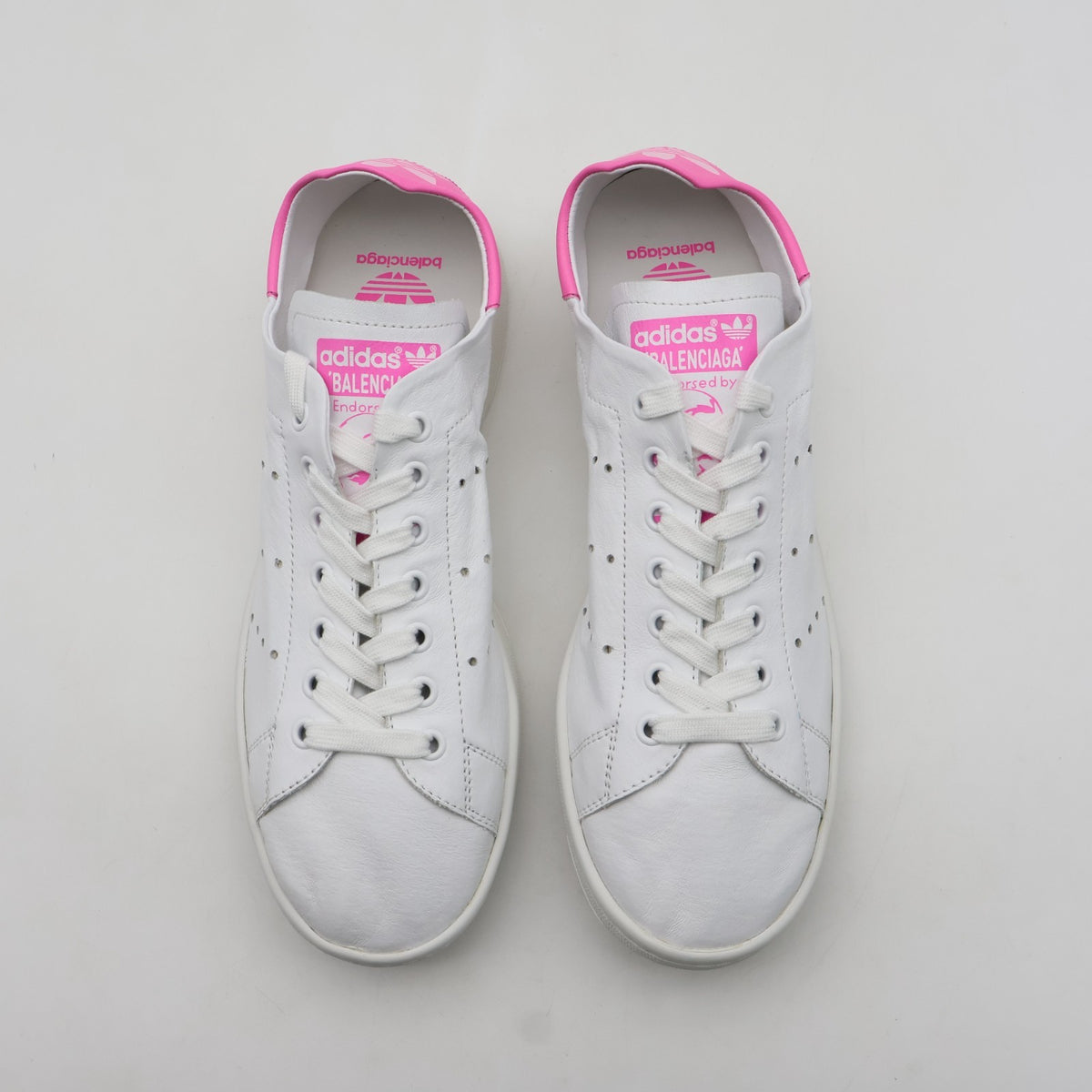 ID7566 BALENCIAGA Ã adidas Stan Smith "White/Pink Glow" (Women's)