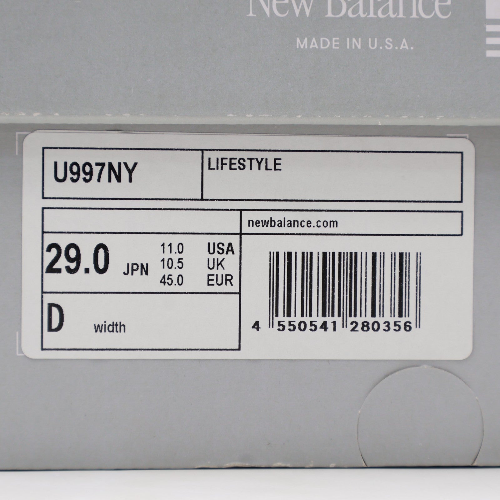 U997NY New Balance 997 Navy (Men's)