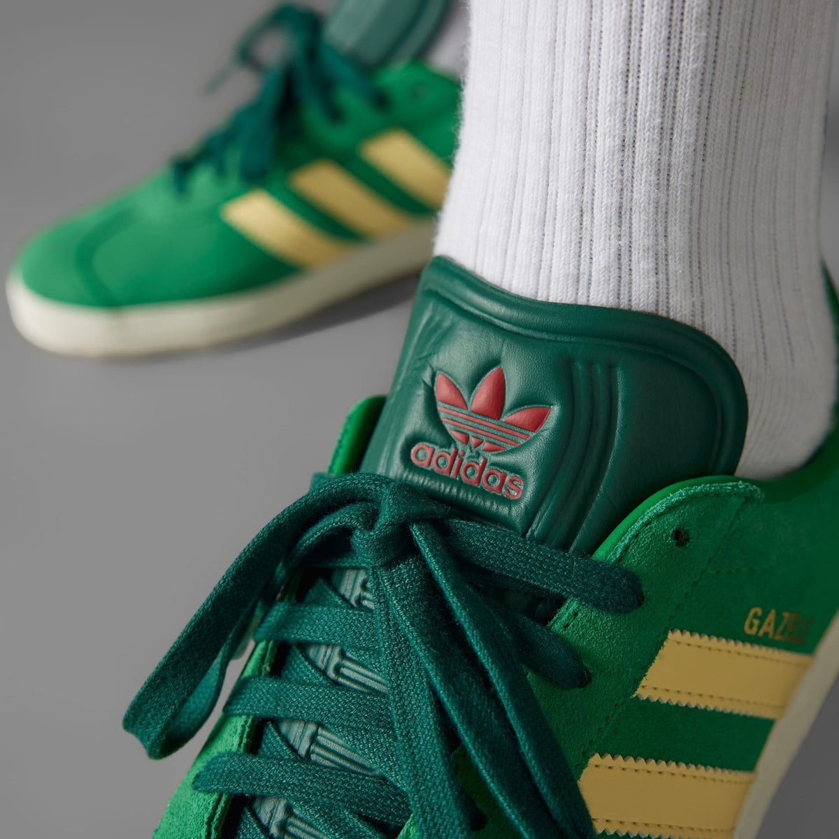 IH2268 adidas Originals Gazelle Spikeless Golf Green Almost Yellow (Men's)