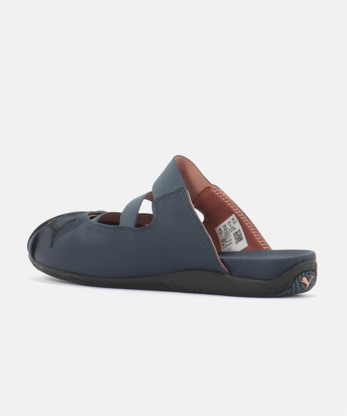 409911-01 Puma Speedcat Mule Satin "Blue Gray/Soft Clay" (Women's)