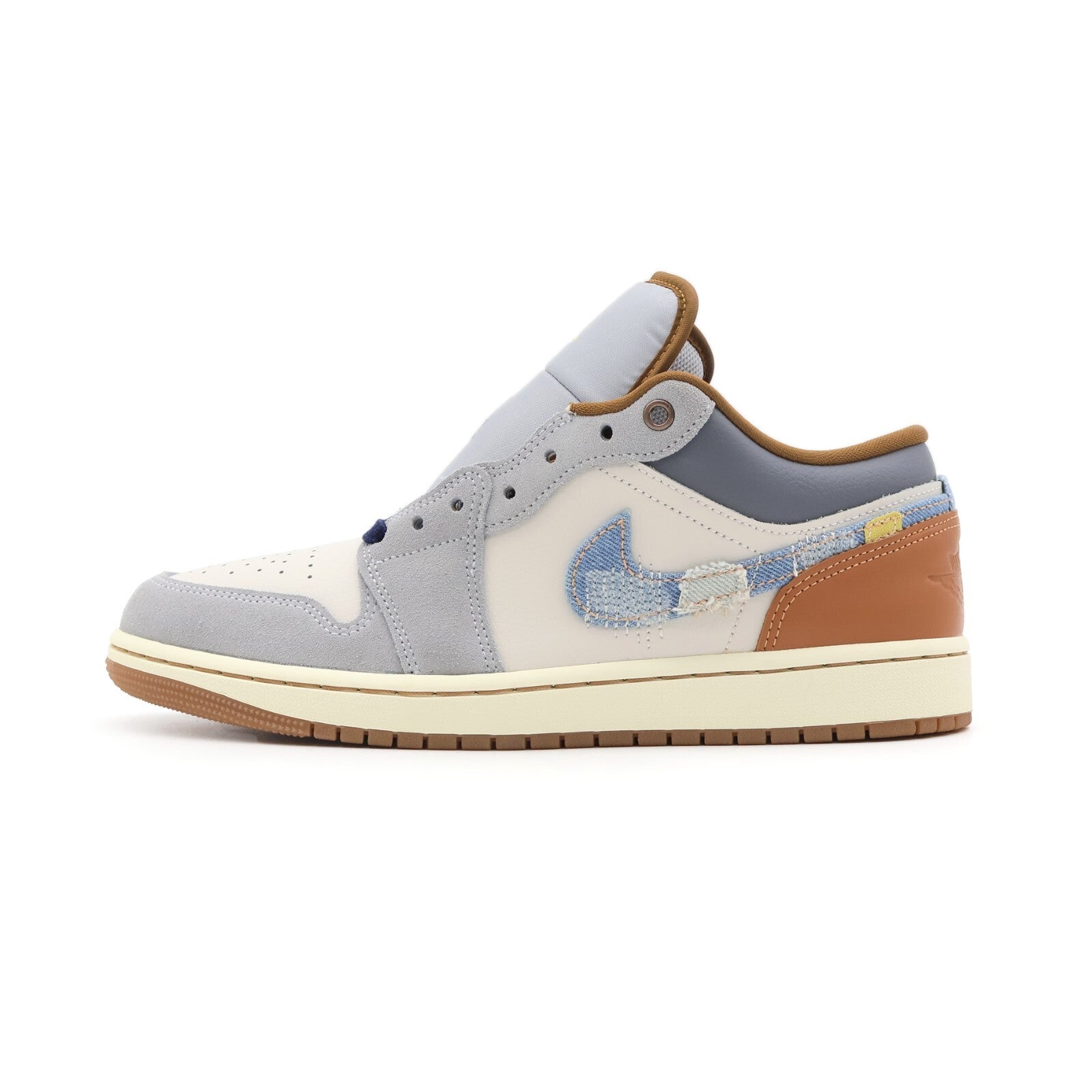 FZ5042-041 Nike Air Jordan 1 Low SE Phantom Amber Brown Star Blue Denim (Men's)