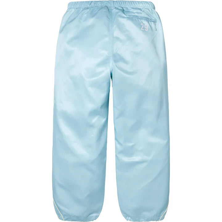 Supreme Satin Track Pant Light Blue