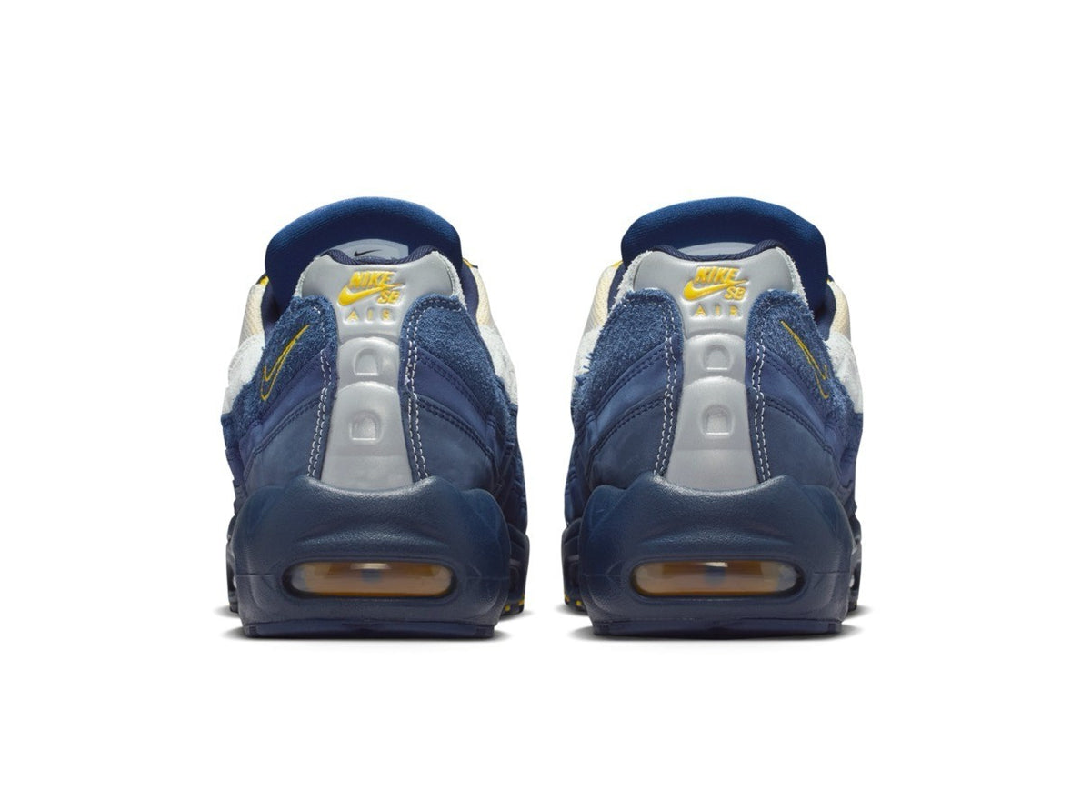 HQ8492-400 Eric Koston Ã Nike SB Air Max 95 Obsidian and Speed Yellow (Men's)