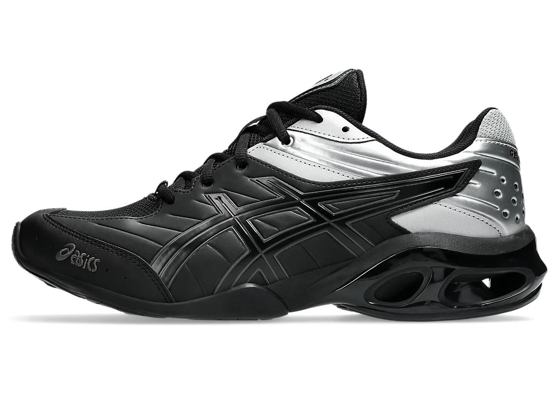 1203B051-001 Asics Gel-Kinetic FR "Black/Pure Silver" (Men's)
