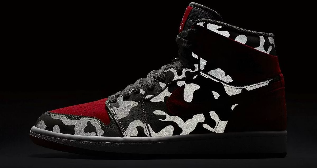 AA3993-032 Nike Air Jordan 1 Retro High "Camo 3M Bred" (Men's)