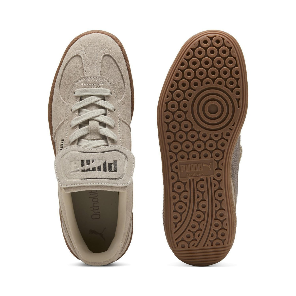 404021-01 Puma Palermo Premium Metallic Desert Dust Gum (Men's)