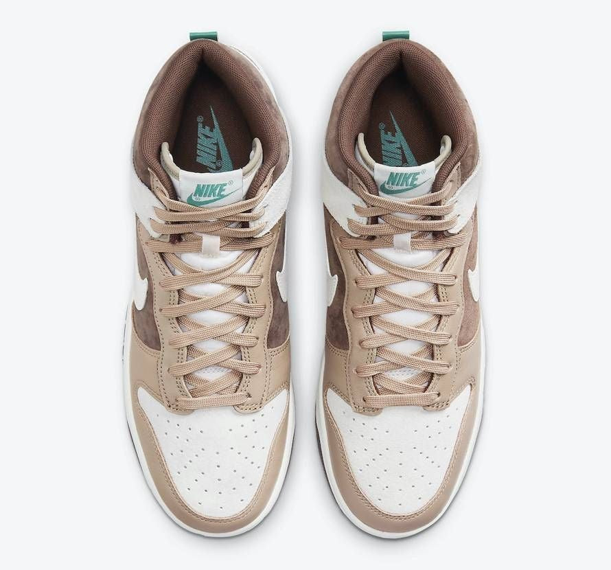 DH5348-100 Nike Dunk High PRM "Light Chocolate" (Men's)