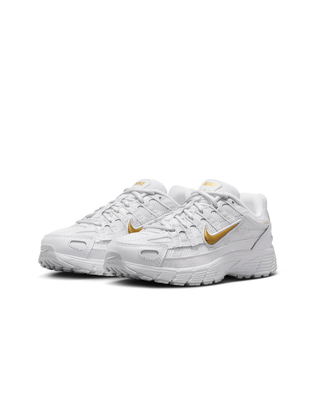 HV5064-102 Nike GS P-6000 White Pure Platinum Metallic Gold