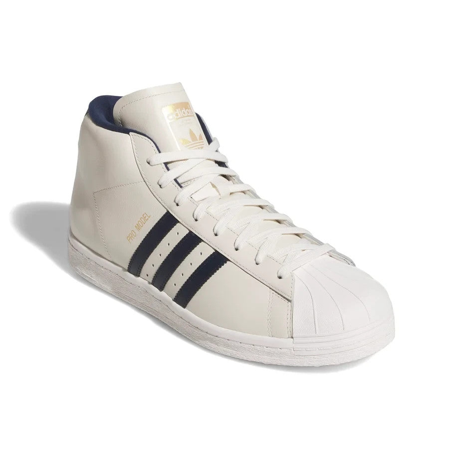 JQ7722 adidas Originals Pro Model Midcut Spikeless Golf Chalk White Night (Men's