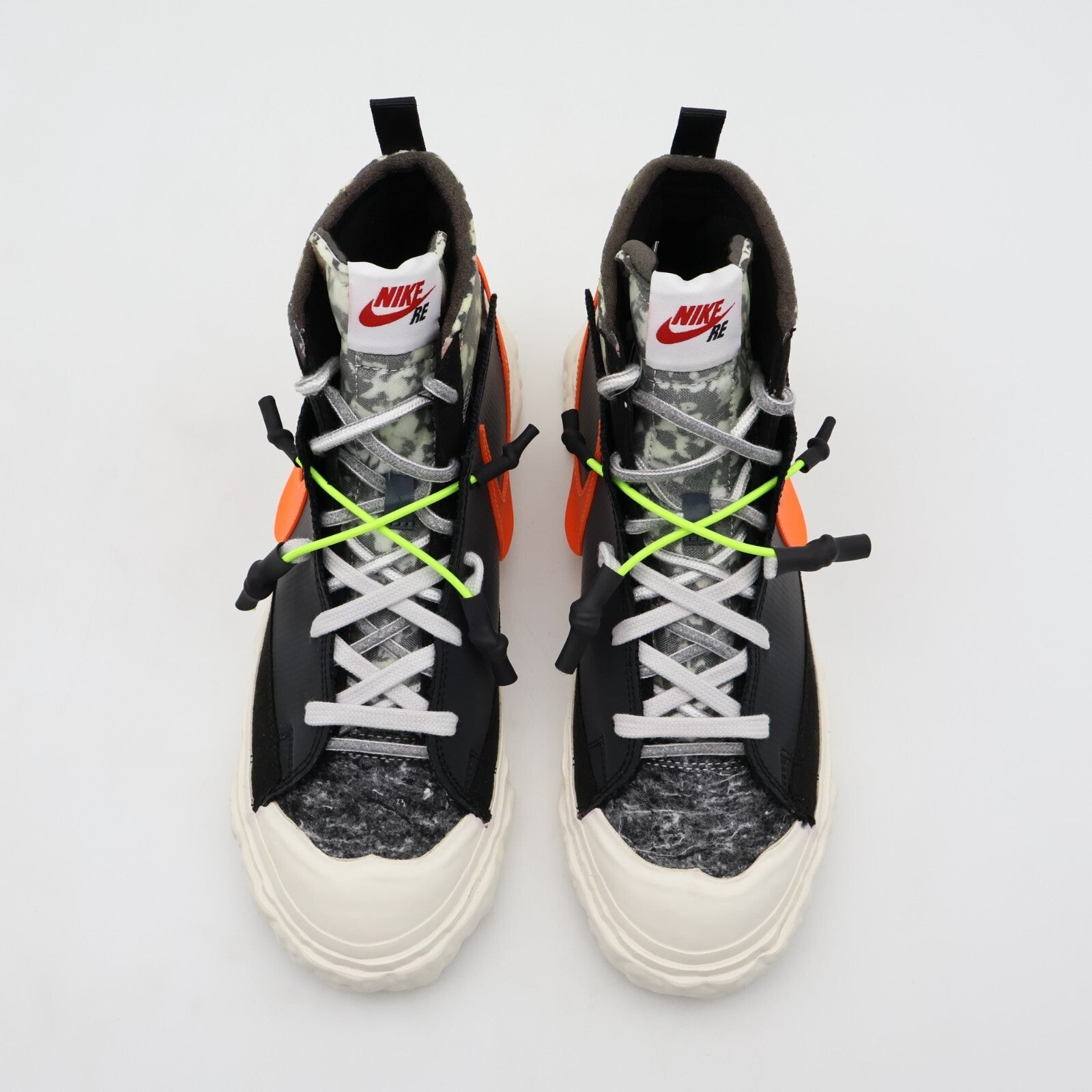 CZ3589-001 Nike Blazer Mid Readymade Black Vast Grey Volt Total Orange (Men's)