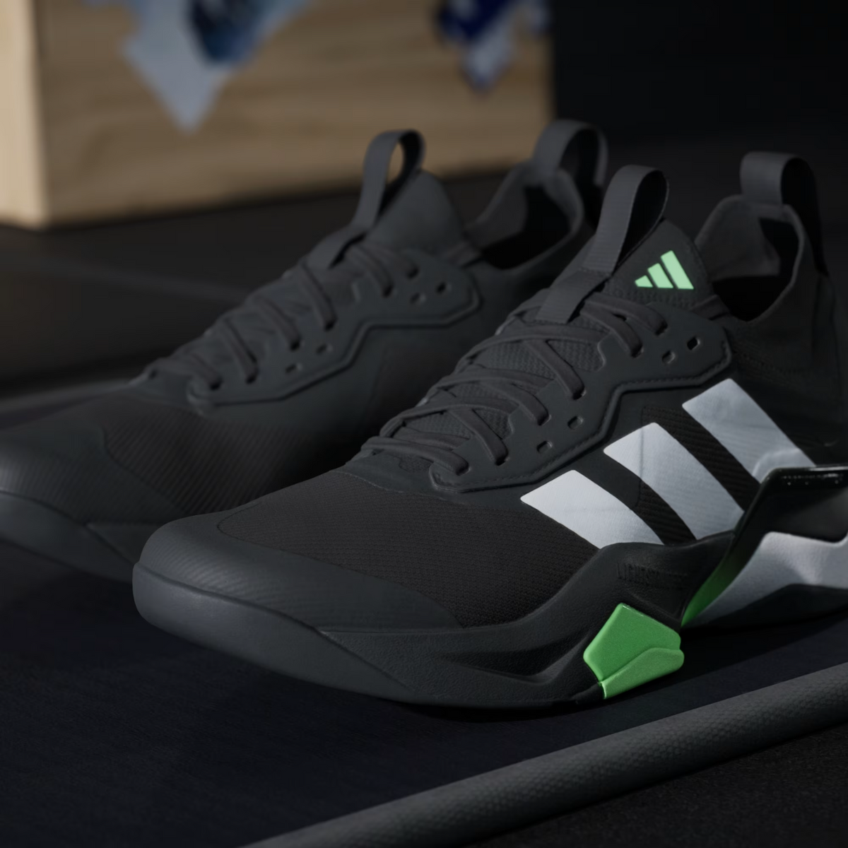 JS3167 adidas Rapidmove ADV 2 Core Black Cloud White Lime Burst (Men's)