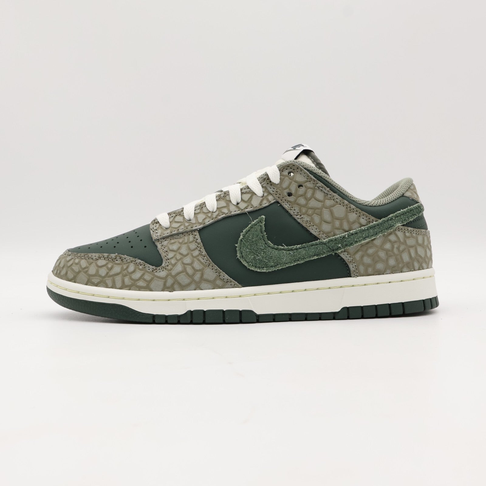 HF4878-053 Nike Dunk Low Retro PRM Vintage Green and Dark Stucco (Men's)