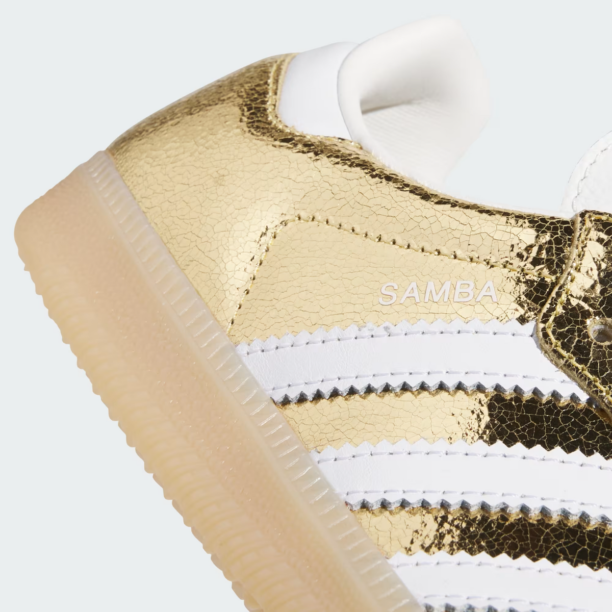 KI5719 adidas Originals Samba OG Gold Metallic Cloud White Core White (Men's)