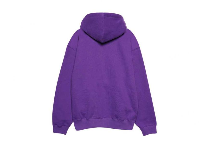 Supreme Champion Zip Up Hooded Sweatshirt Purple