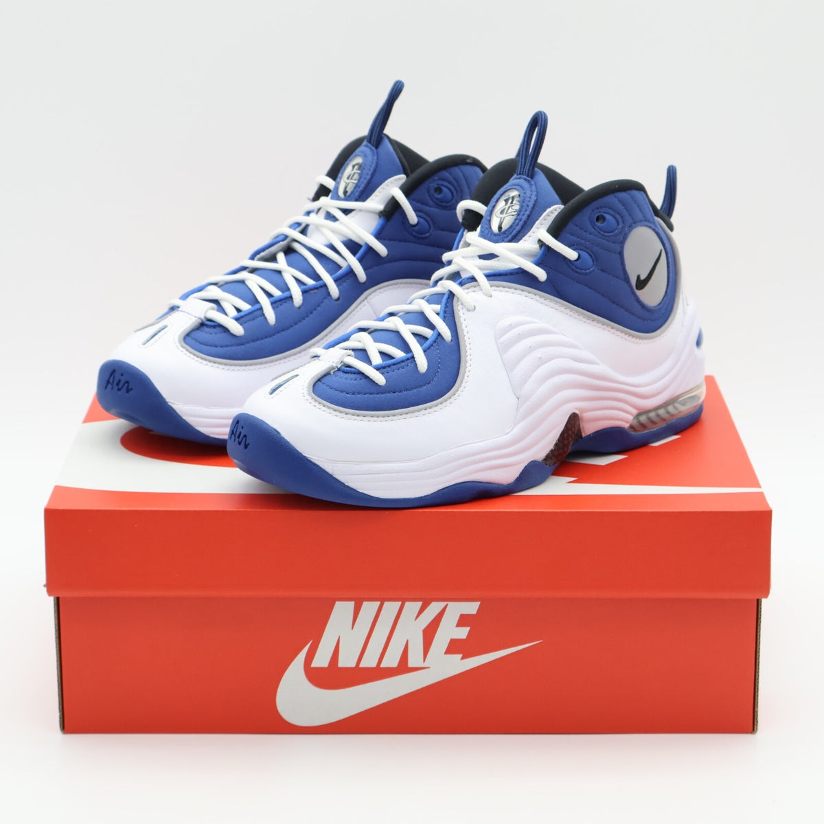 FN4438-400 Nike Air Penny 2 Atlantic Blue Black Metallic Silver White (Men's)