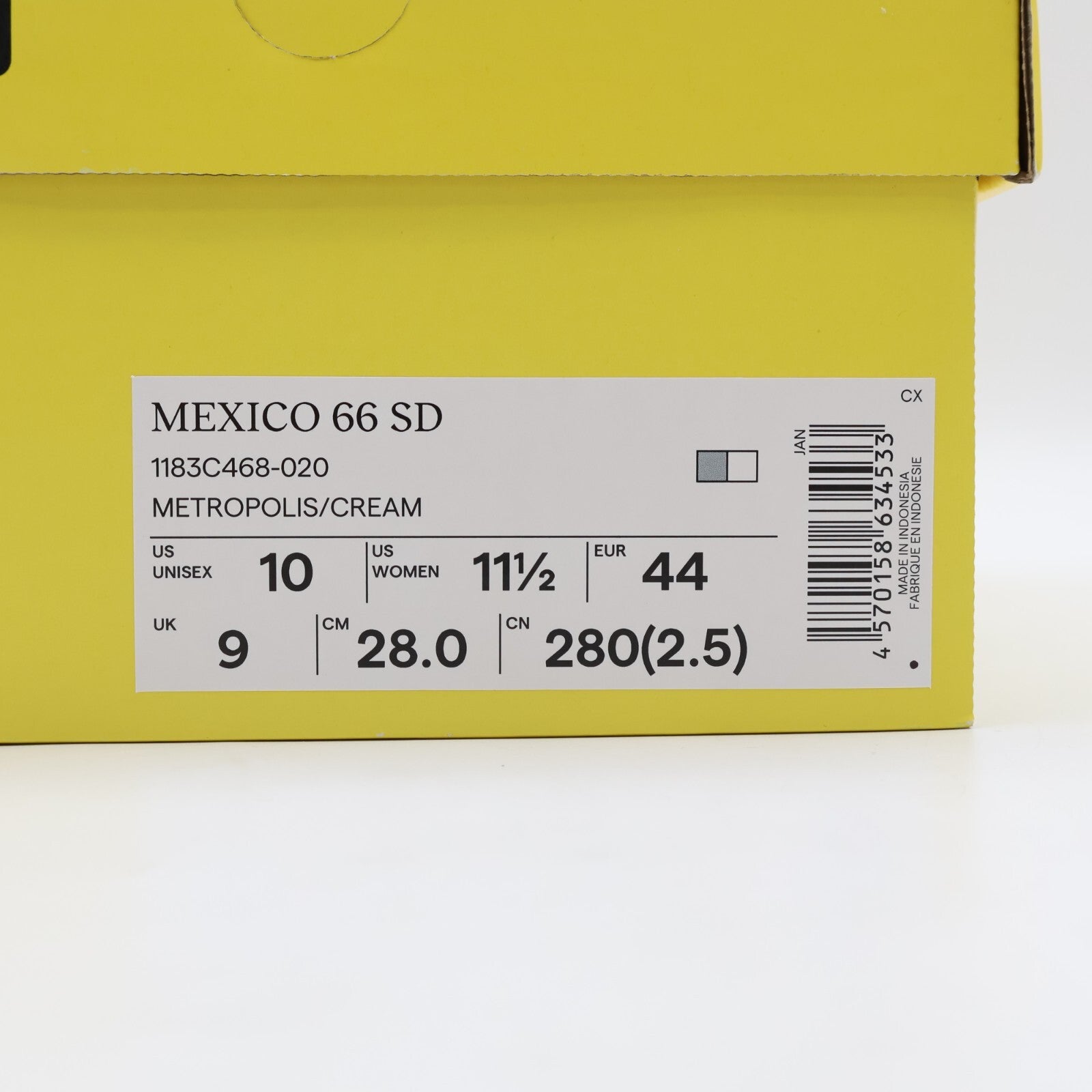 1183C468-020 Onitsuka Tiger Mexico 66 SD Metropolis Cream (Men's)