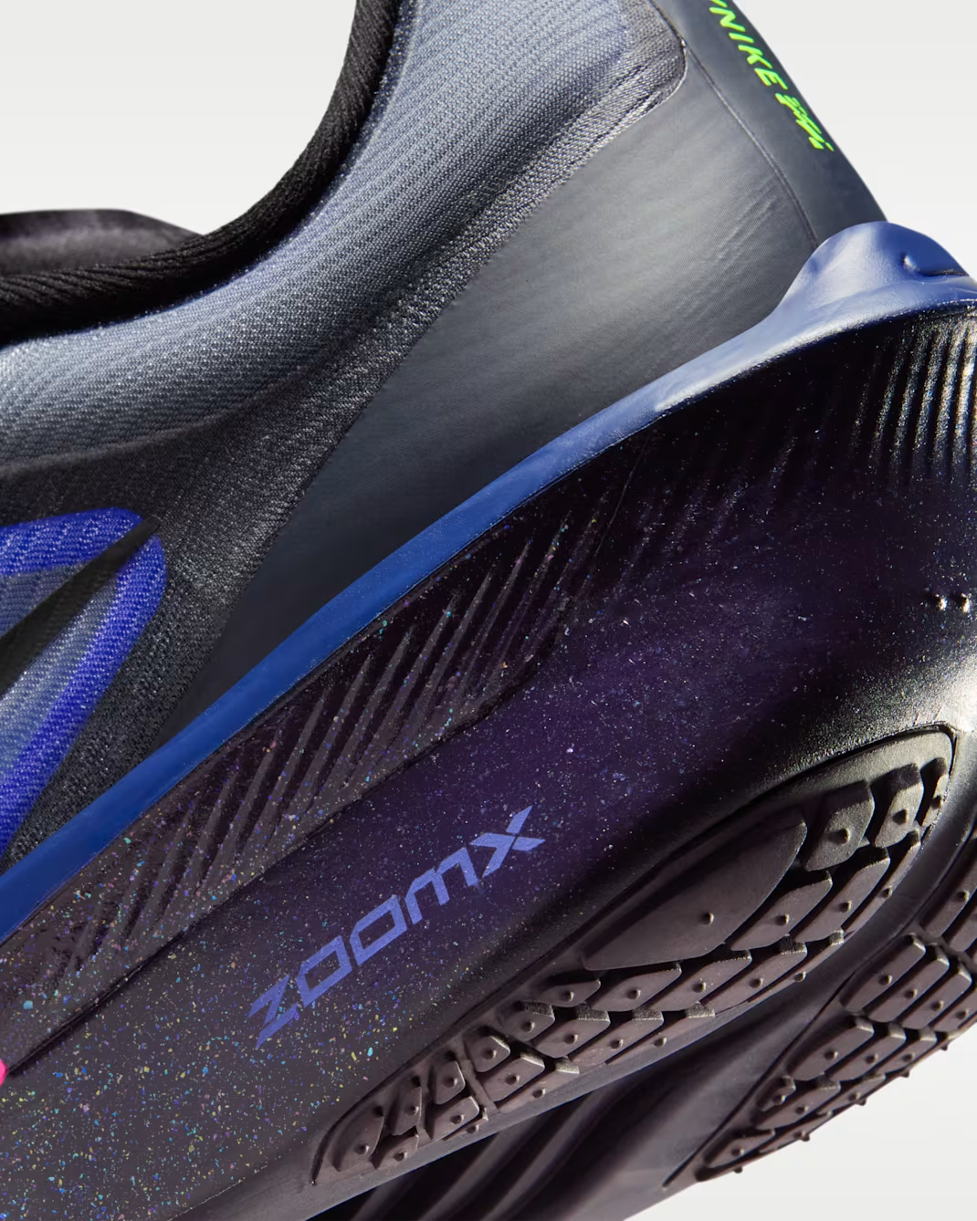 IO9566-400 Nike Zoom Fly 6 Dark Obsidian Racer Blue Emerald Rise Black (Women's)