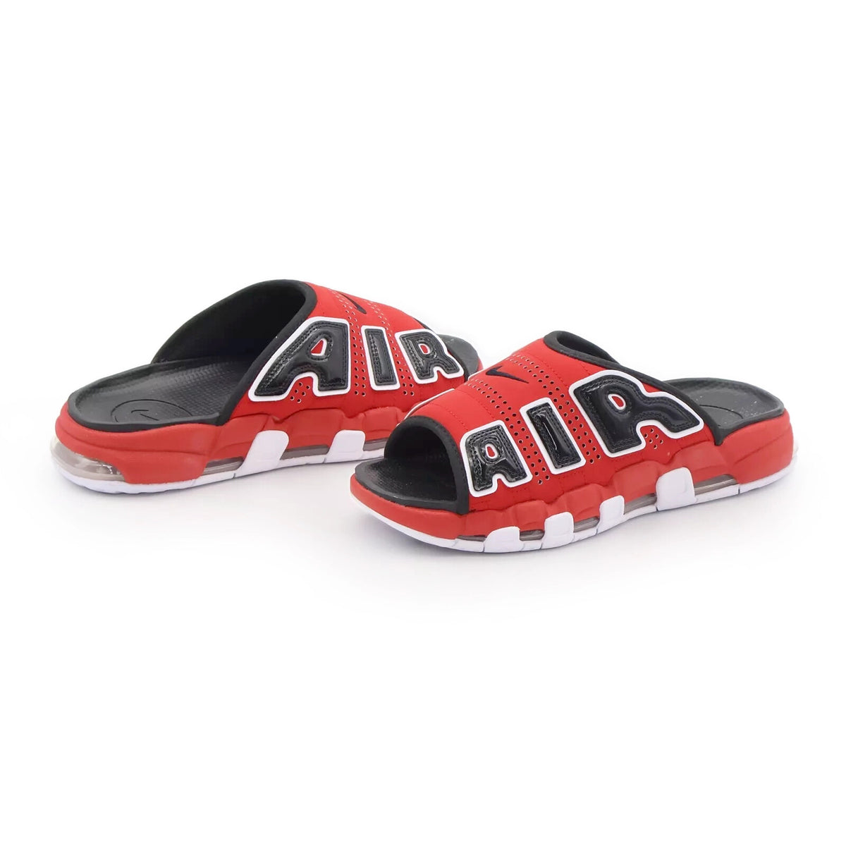FJ6036-600 Nike Air More Uptempo Slide University Red Black (Men's)