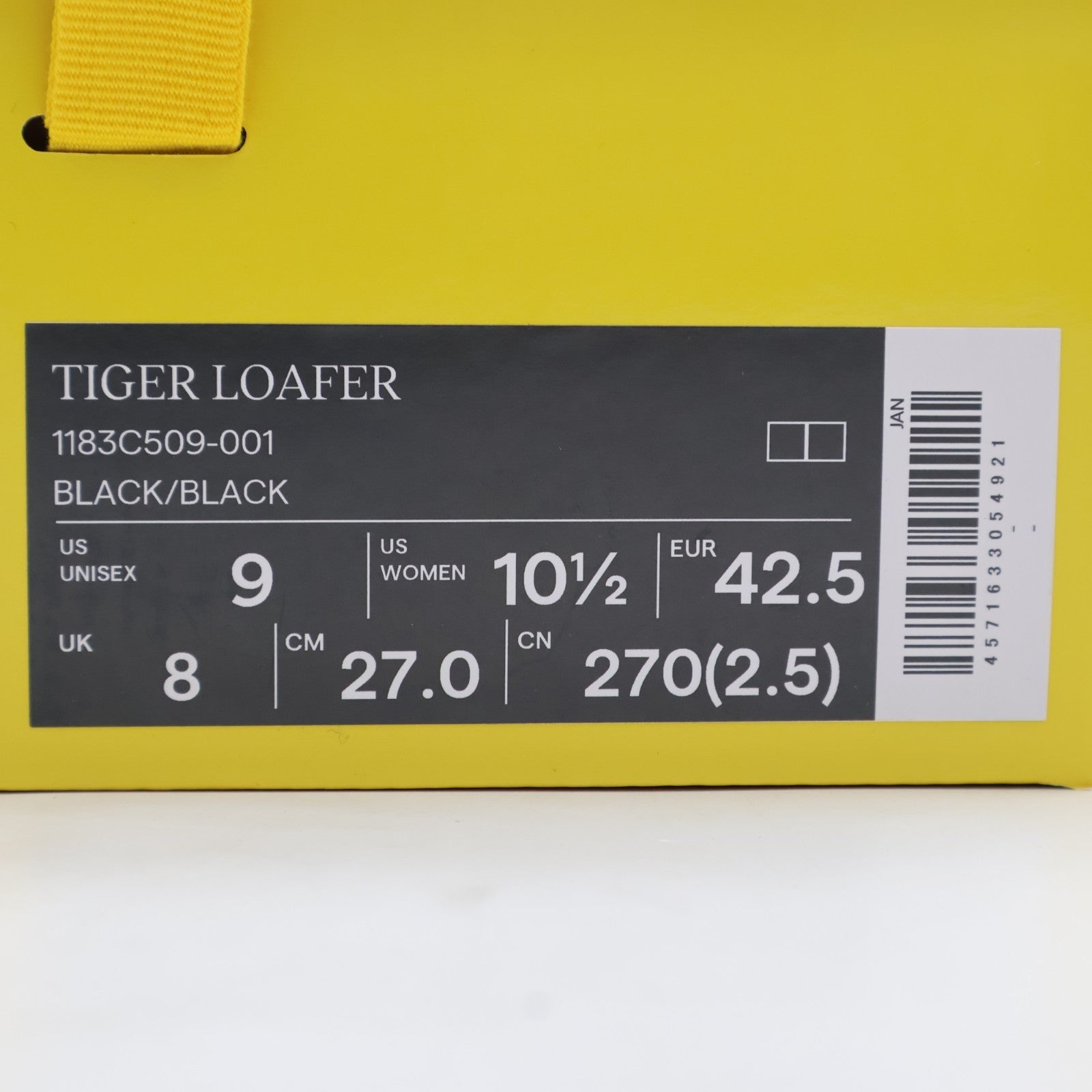 1183C509-001 Onitsuka Tiger Tiger Loafer Black Black (Men's)