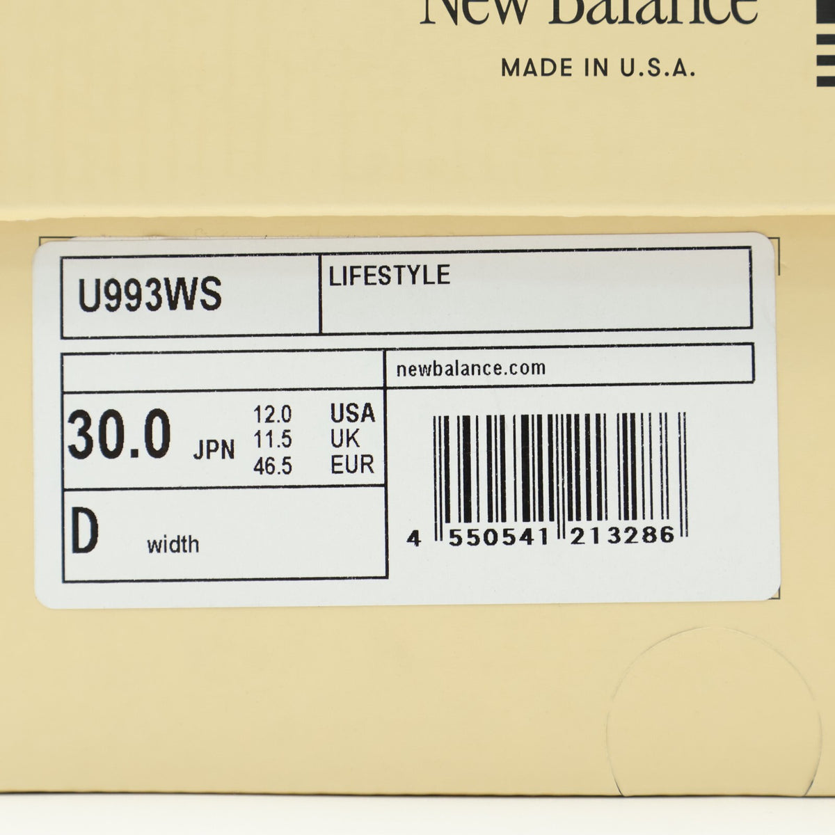 U993WS New Balance 993 Sea Salt (Men's)