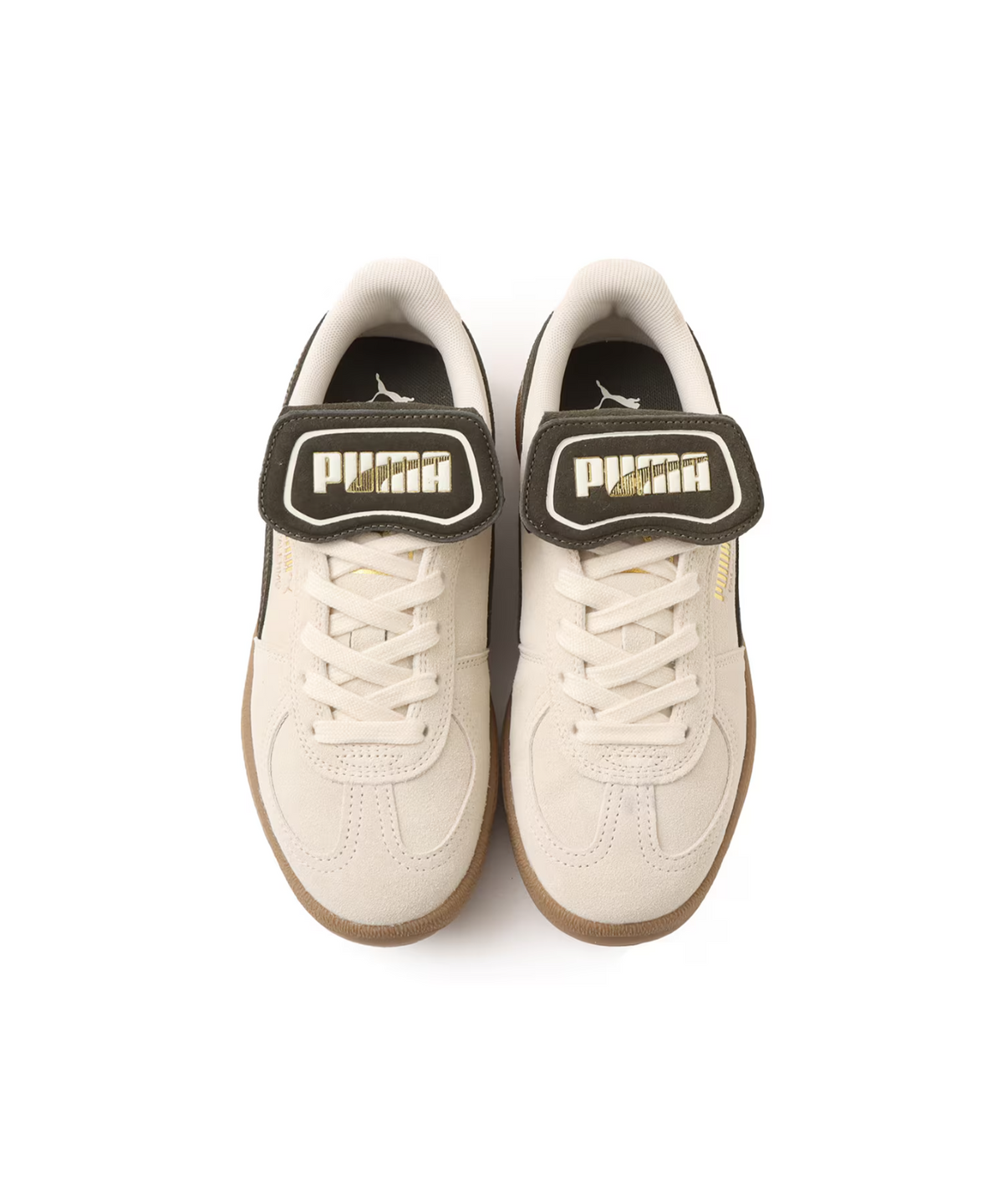 402350-04 PUMA PALERMO PREMIUM SUEDE ALPINE SNOW-DARK OLIVE-PUMA (Men's)