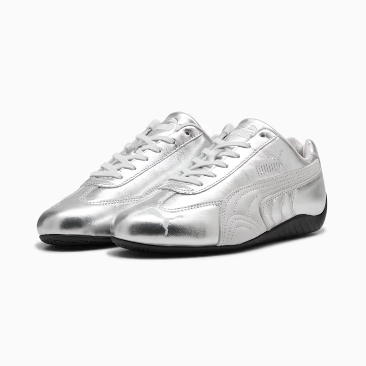 406881-01 Puma Speedcat Silver Feather Gray PUMA Black (Women's)