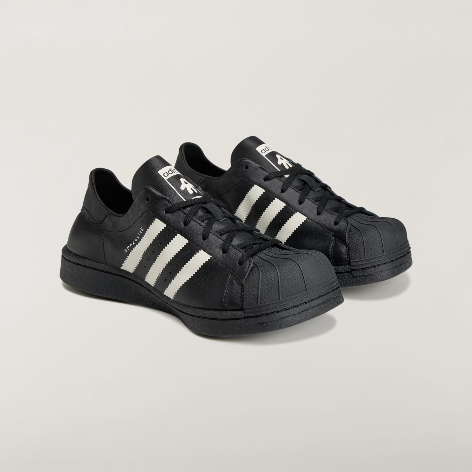KI0733 Avavav adidas Super Star Core Black Mist Stone Off White (Women's)