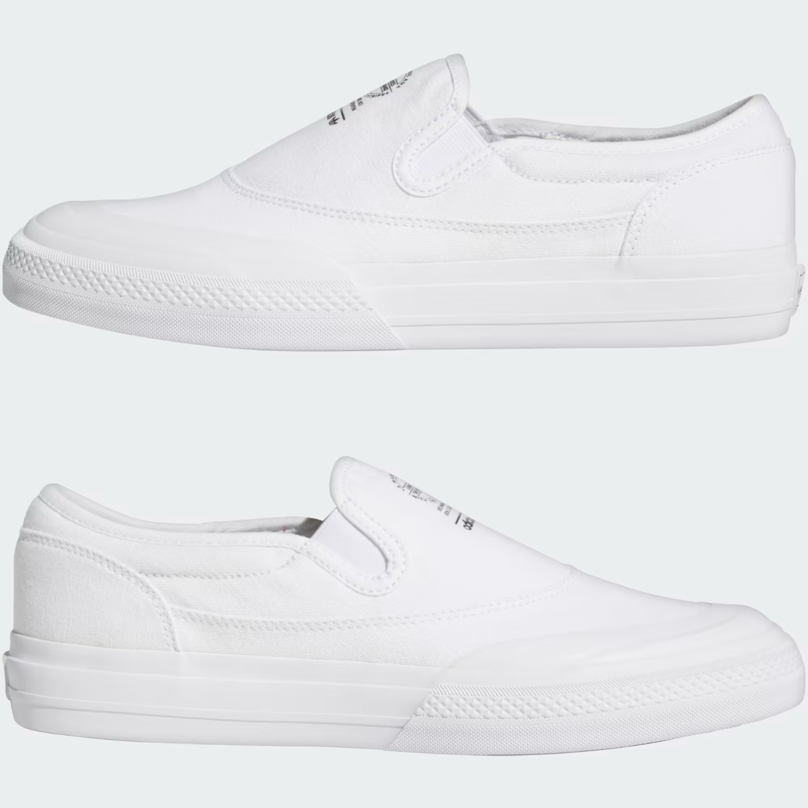 S23725 adidas Nizza RF Slip "Cloud White/Core Black" (Men's)