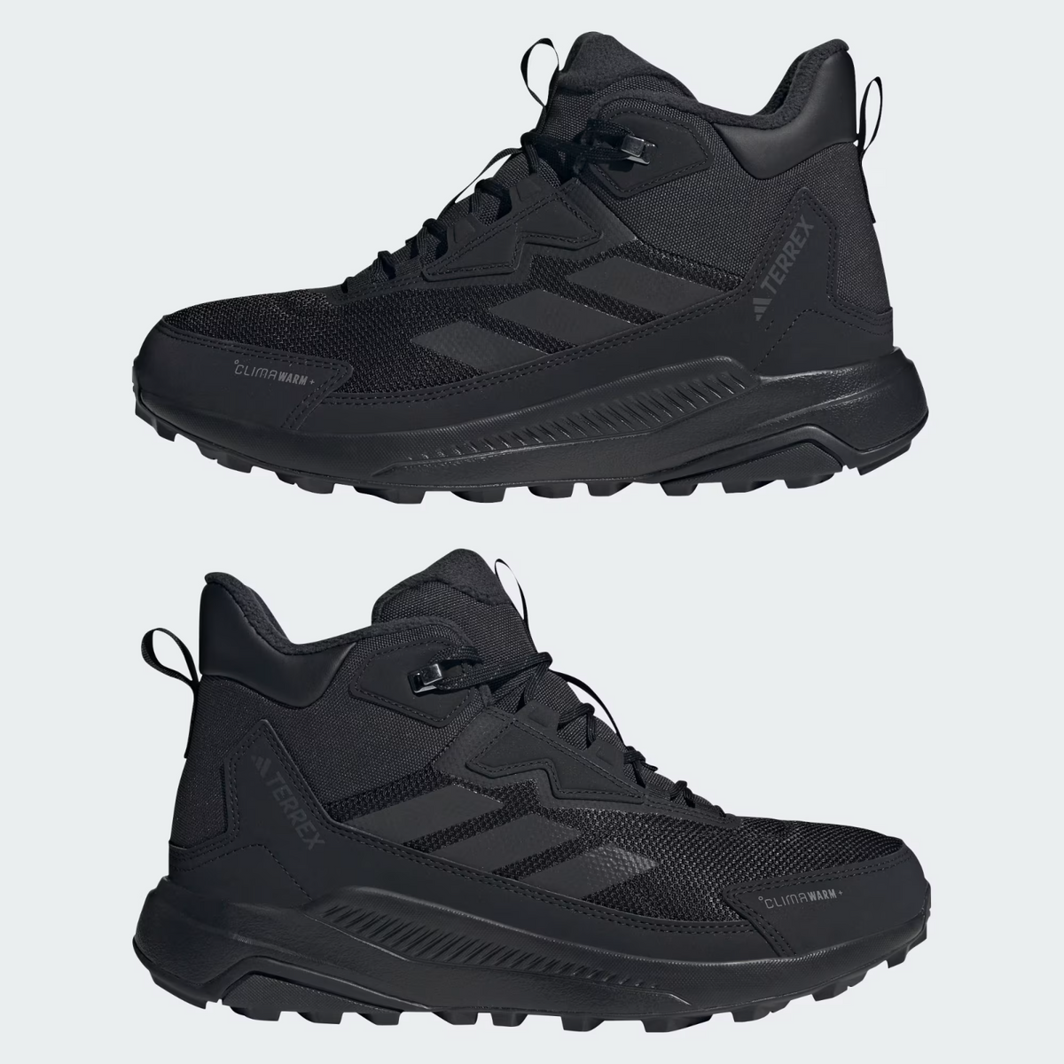 JH6234 adidas Terrex Anylander Climawarm Hiking Core Black Carbon Grey (Men's)