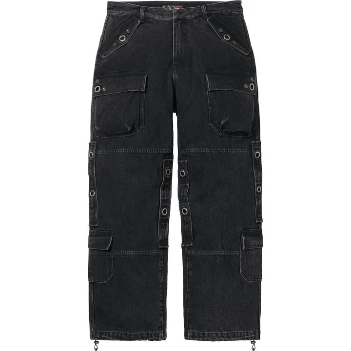 Supreme Y's by Yohji Yamamoto Denim Utility Pant Washed Black