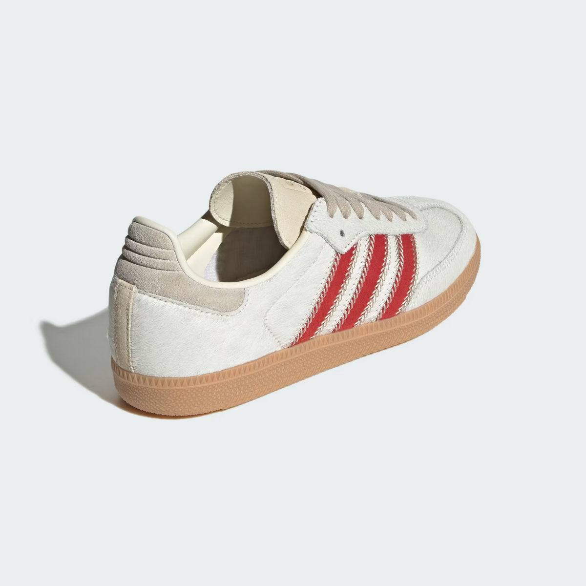 JS3935 adidas Originals Samba OG Wonder Beige Cream White Better Scarle (Women's