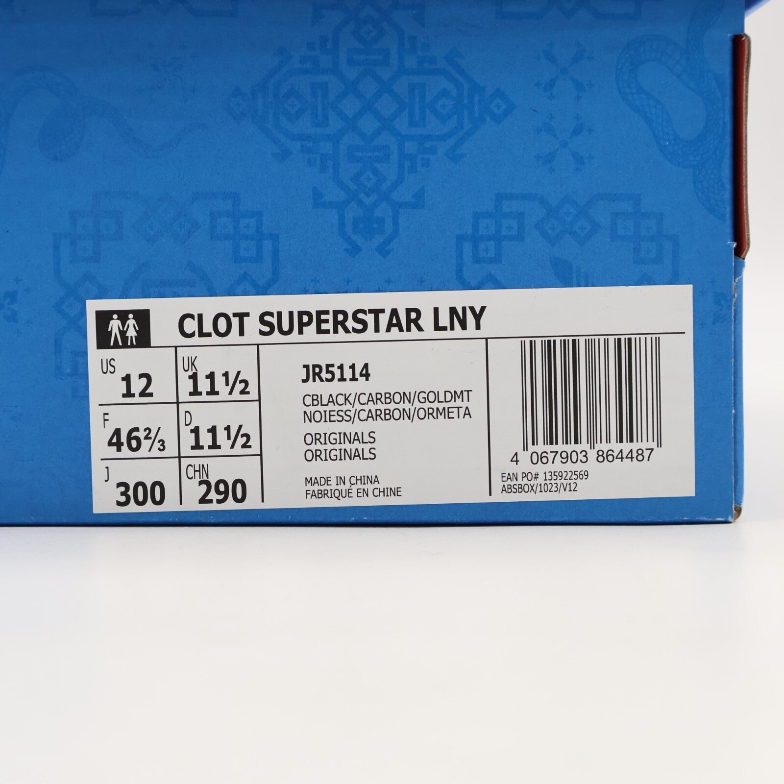JR5114 CLOT adidas Superstar Lunar New Year (Men's)
