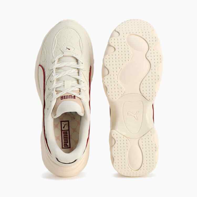 401859-01 Puma Pulsar Lite Frosted Ivory Team Regal Red Granola (Women's)