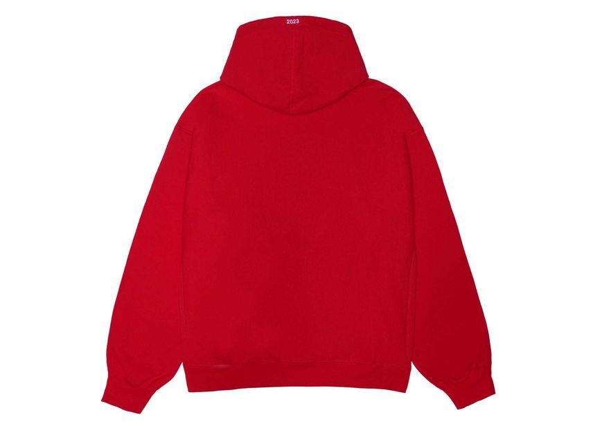 Supreme Box Logo Hooded Sweatshirt Red (23FW)