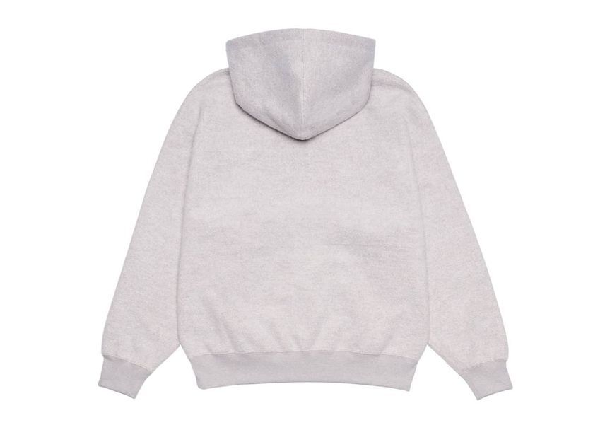 Supreme Inside Out Box Logo Hooded Sweatshirt Heather Grey