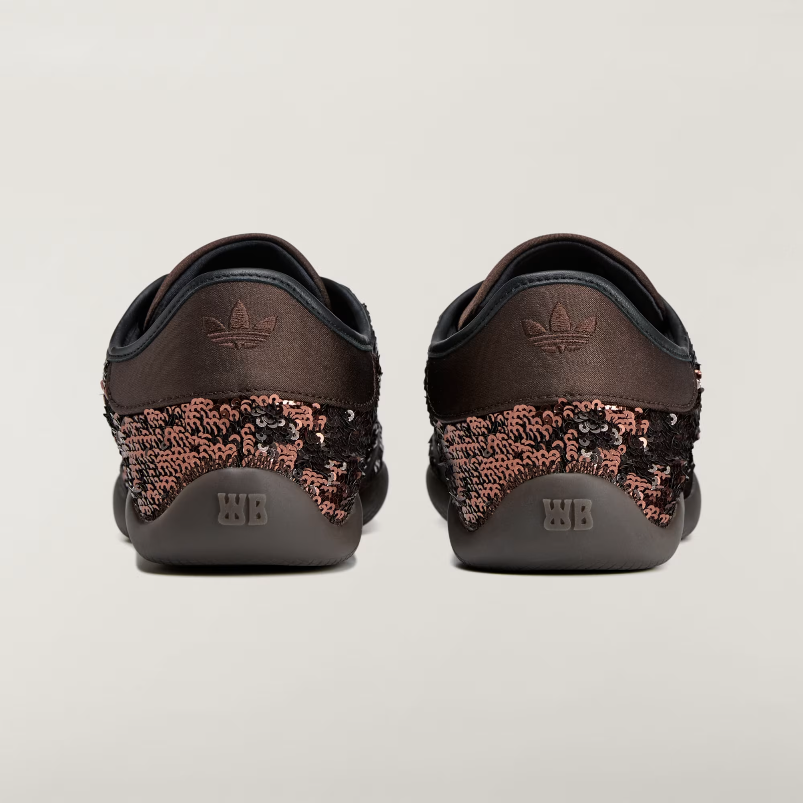 KH8798 Wales Bonner adidas Originals Karintha Low Sequin Dark Brown (Men's)